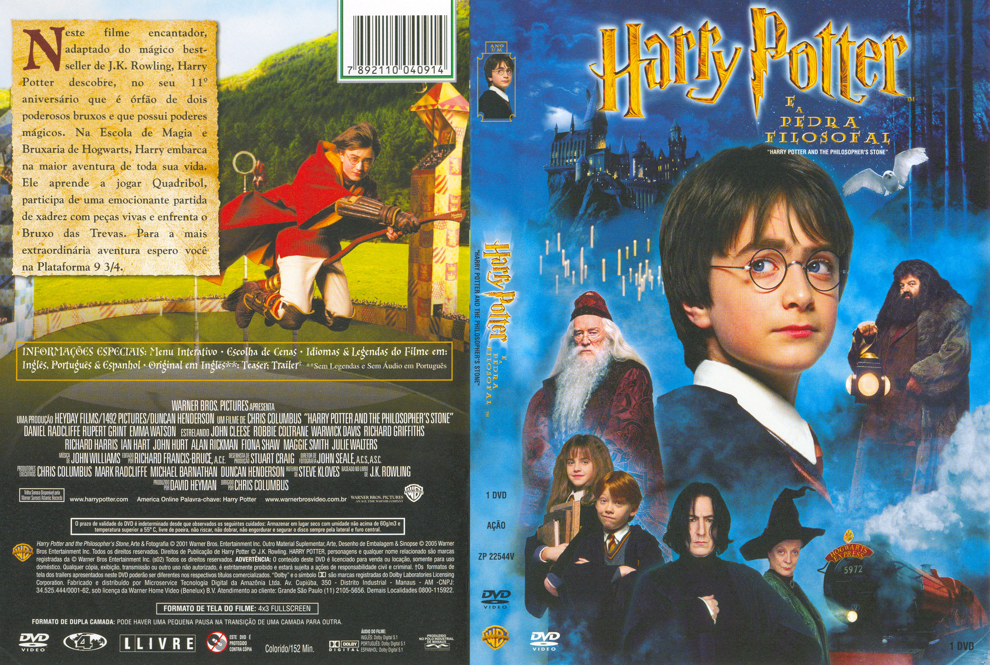 Harry Potter Pedra Filosofal 720p Dublado O