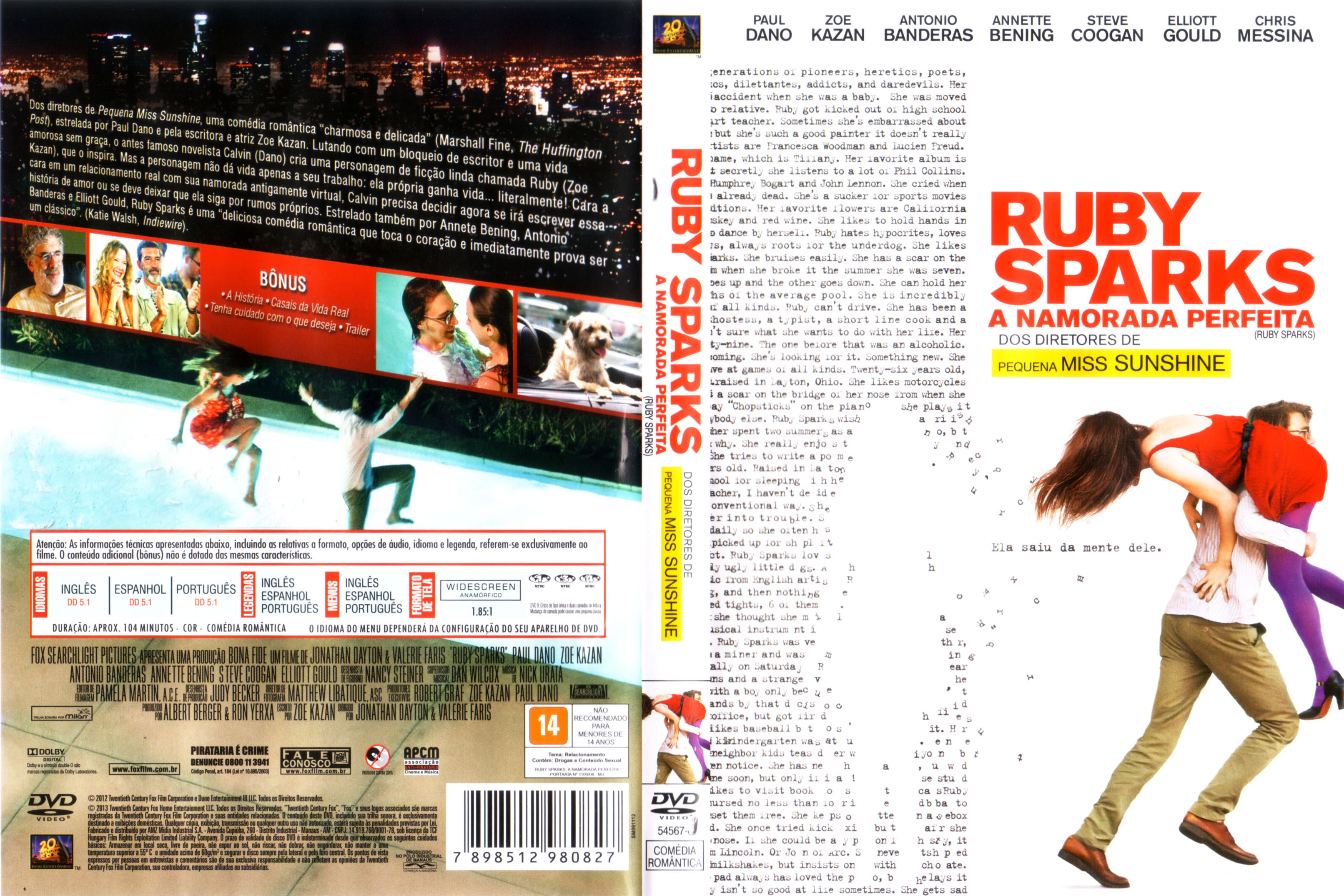Cinema Secreto: Cinegnose: Pigmaleão e o mito gnóstico do Divino Feminino  no filme 'Ruby Sparks - A Namorada Perfeita