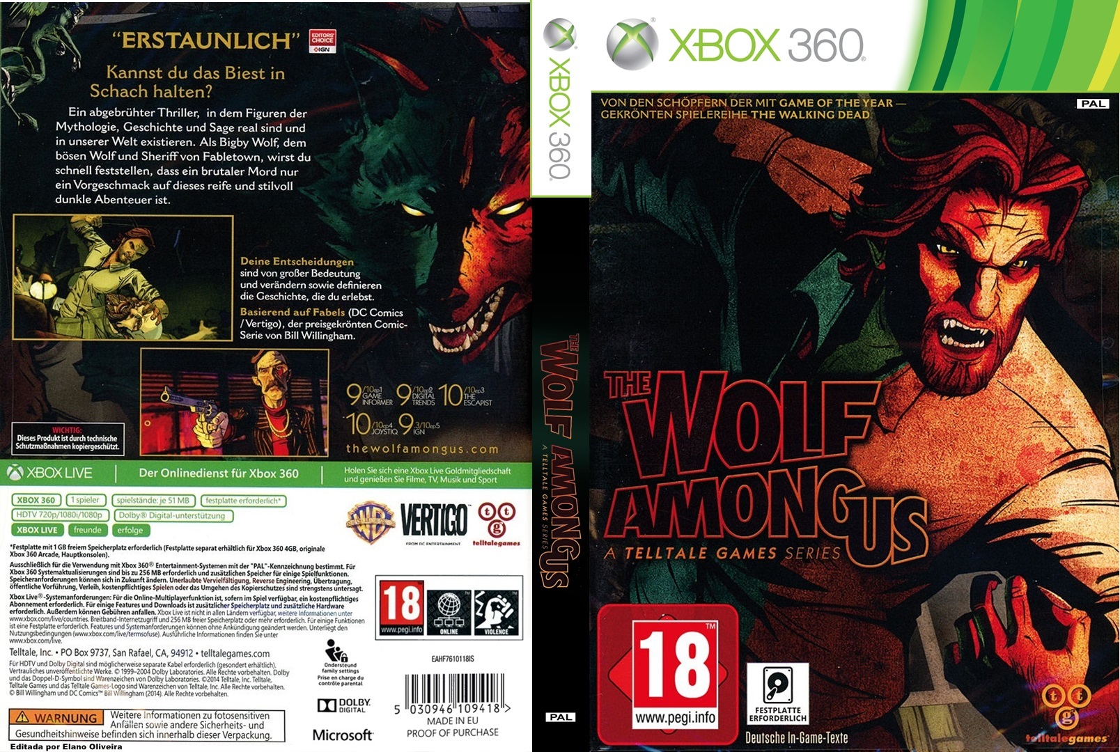 Game The Wolf Among Us - Xbox 360 - Os melhores preços você
