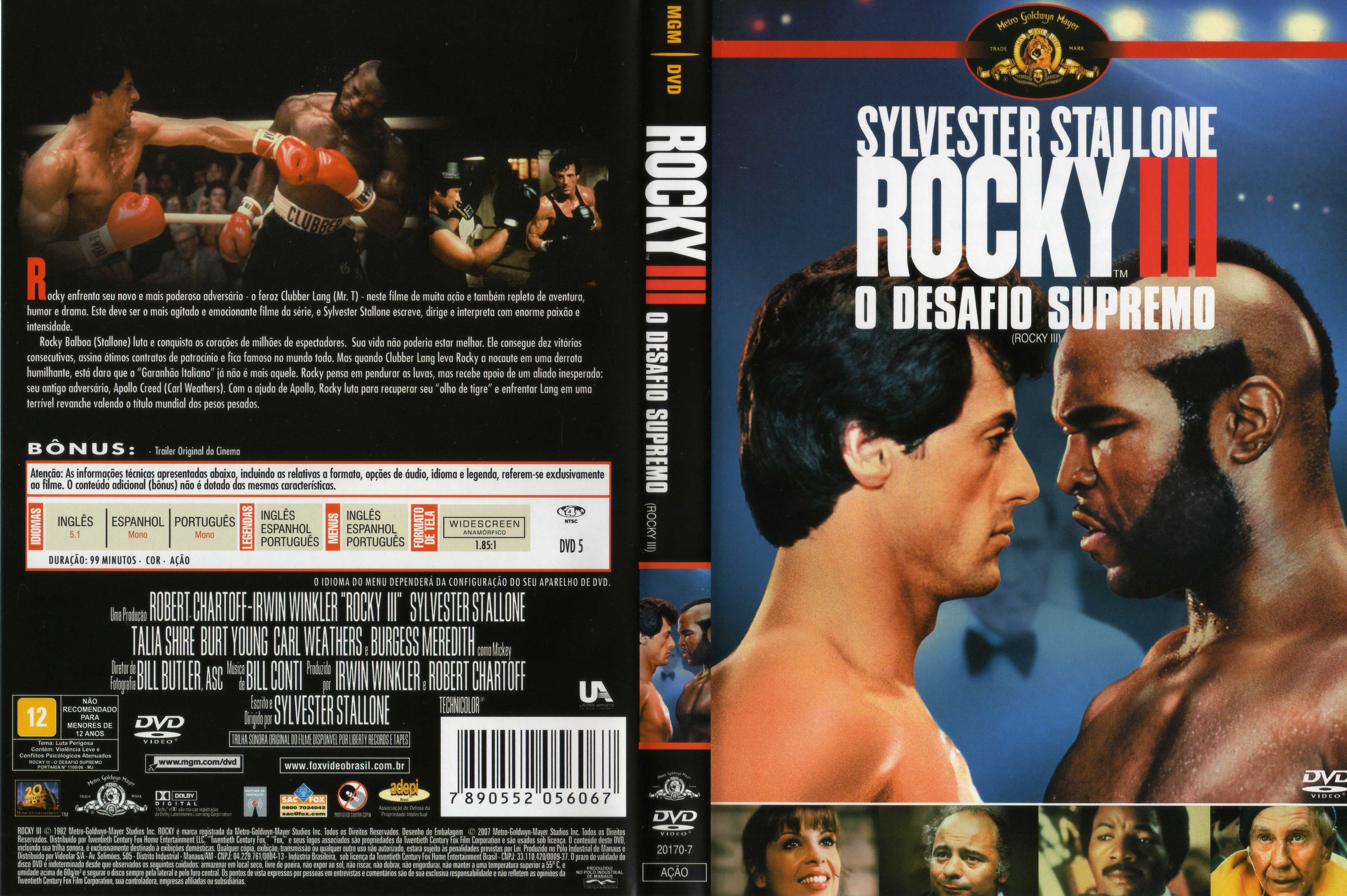 Filmes Do Rocky Rocky III – O Desafio Supremo