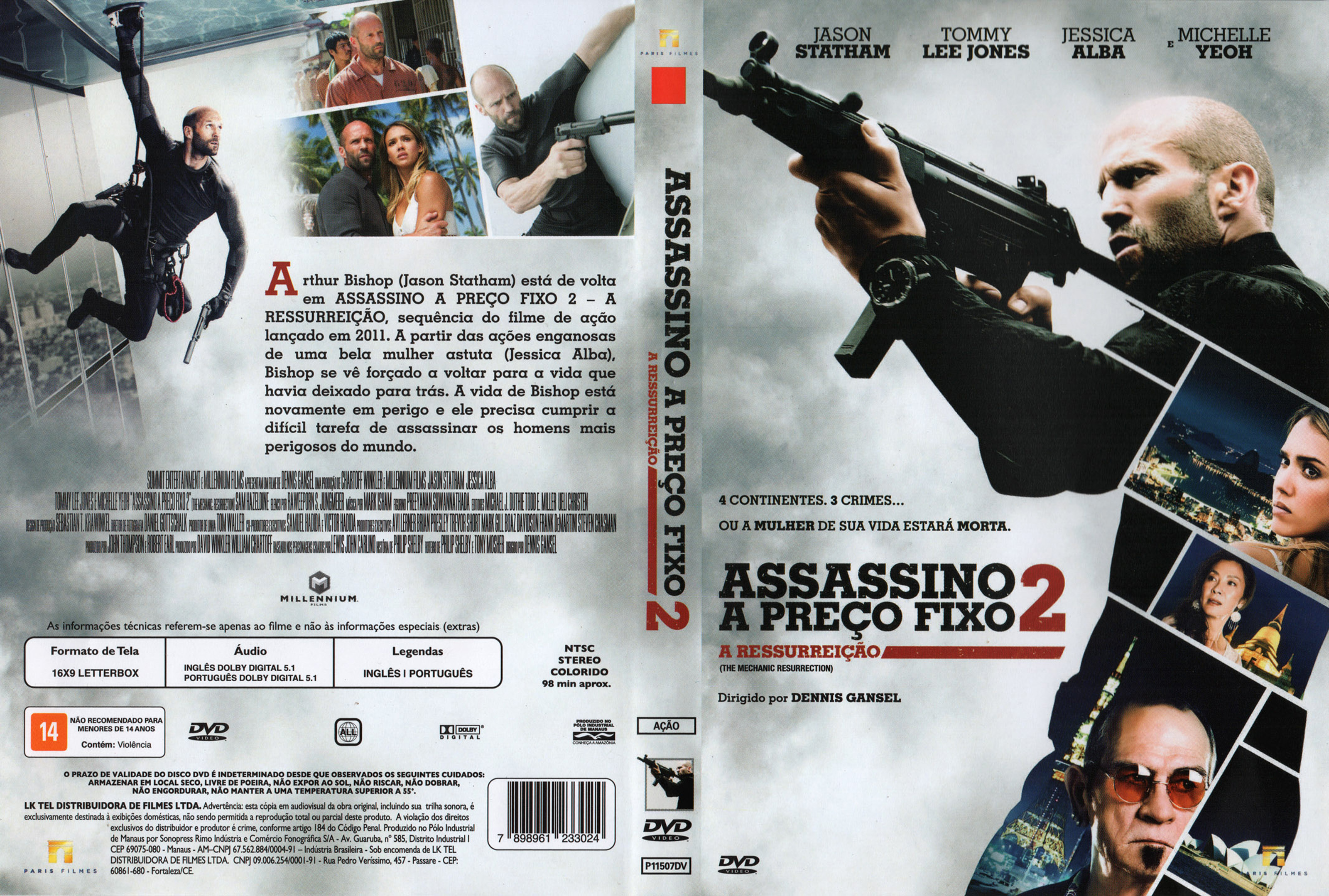 Assassino à Preço Fixo 1-2 Blu Ray Dublado E Legendado