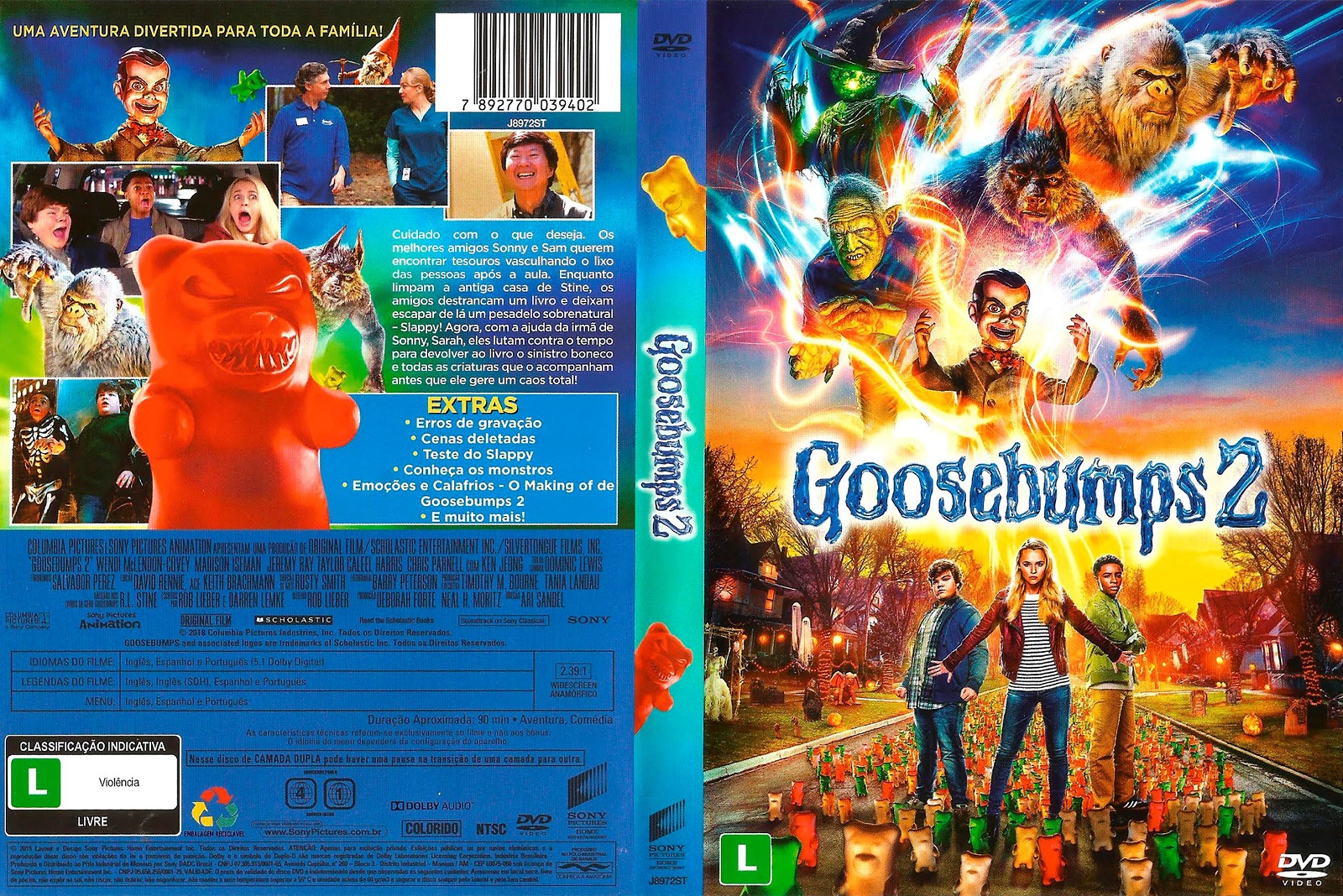 GOOSEBUMPS 2: HALLOWEEN ASSOMBRADO Trailer Brasileiro DUBLADO
