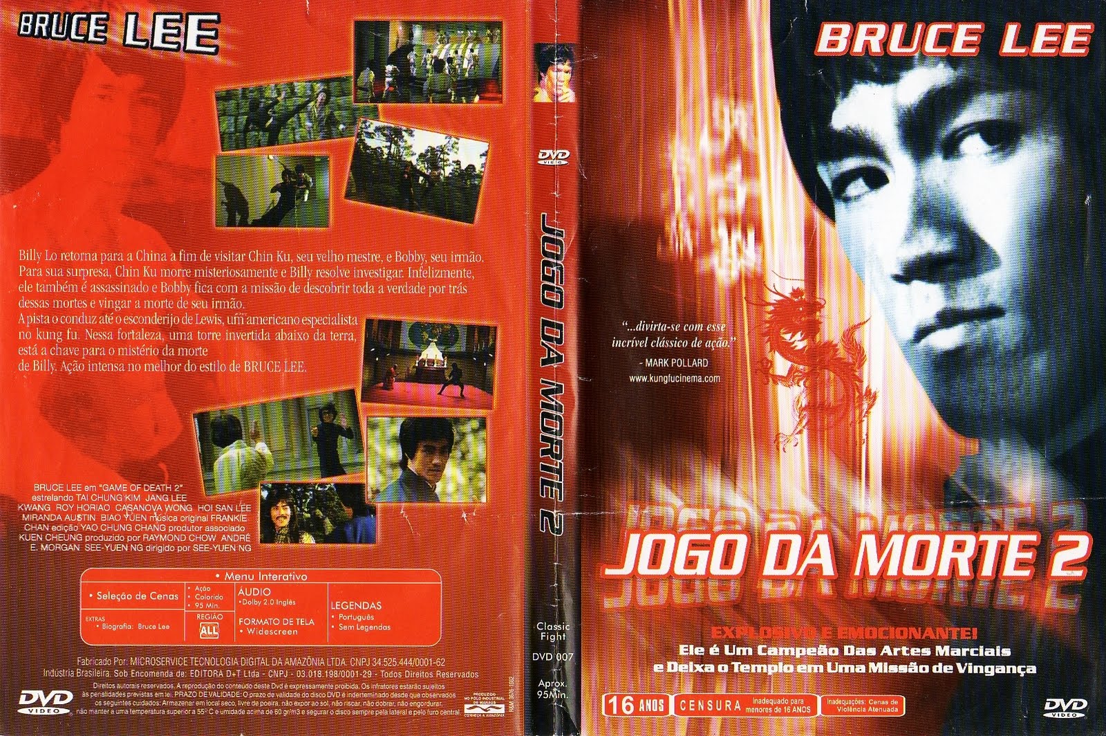 Capas para DVD dos dois jogos