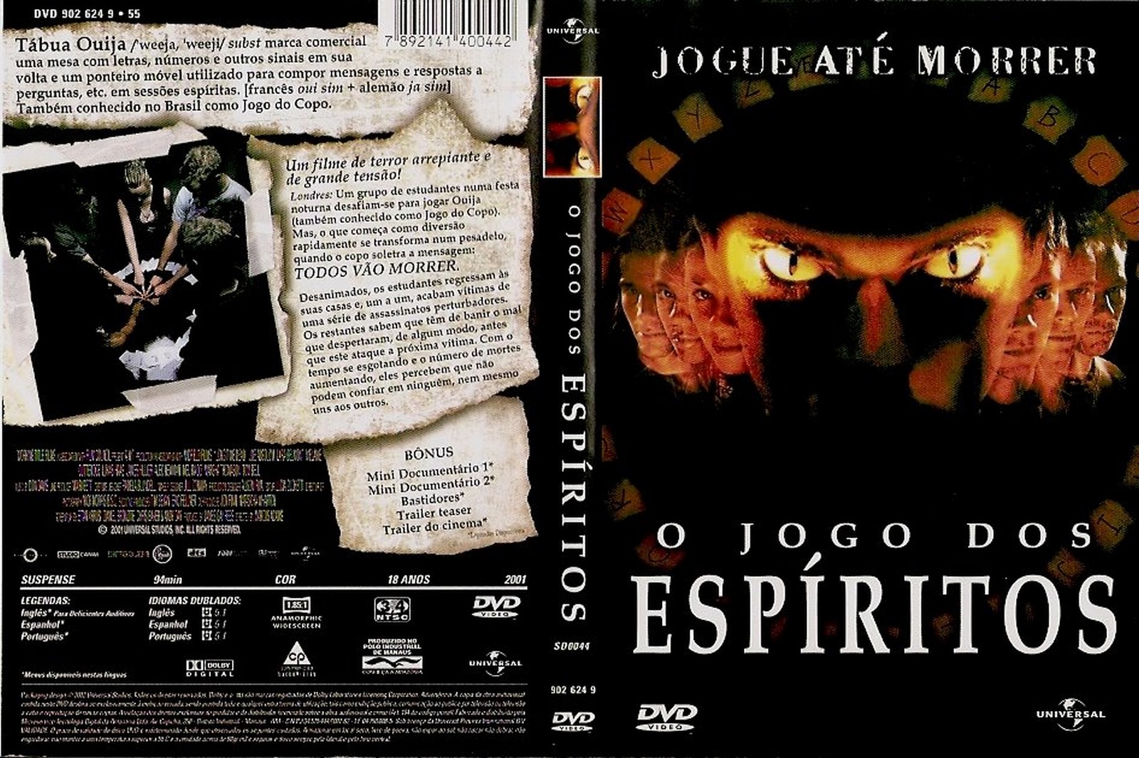 O Jogo dos Espíritos - Filme 2001 - AdoroCinema