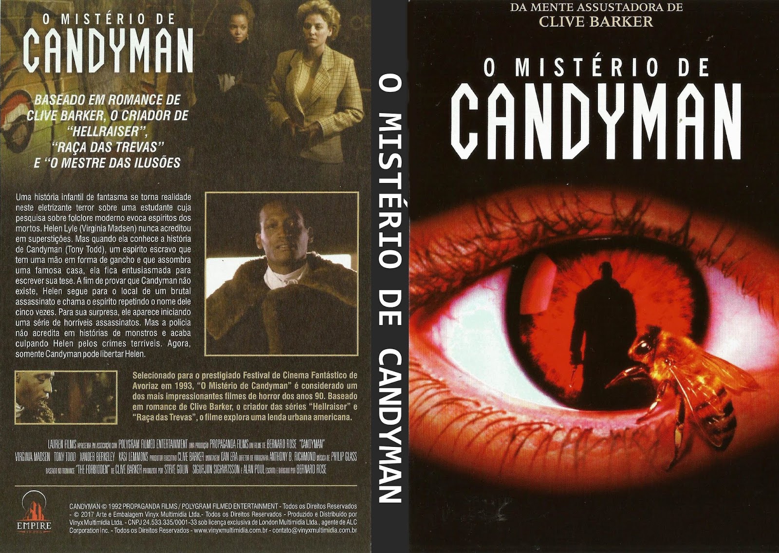 Candyman Dia Dos Mortos Dvd - Tony Todd