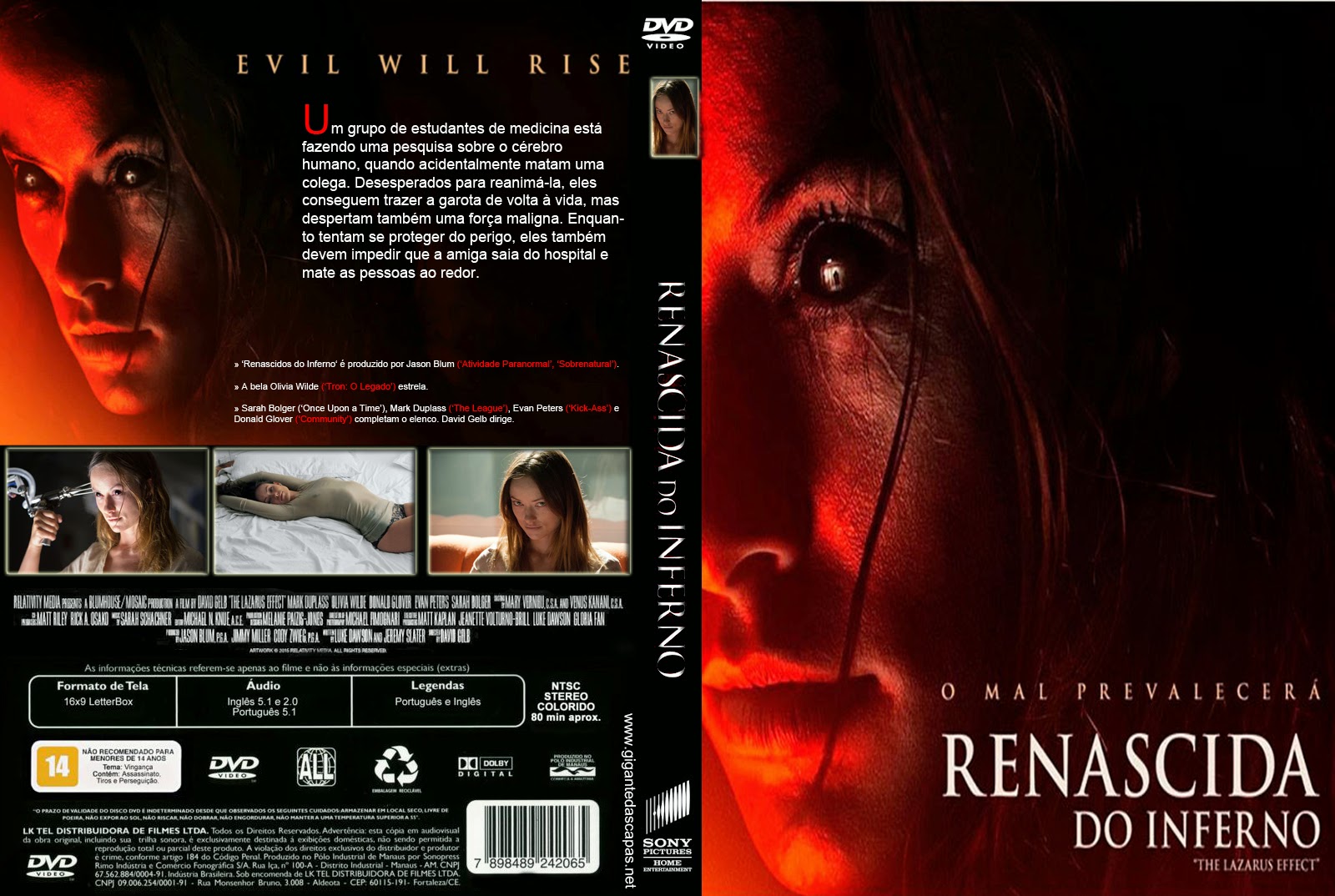 Renascida do Inferno (2015): Filme de terror genérico, mas com