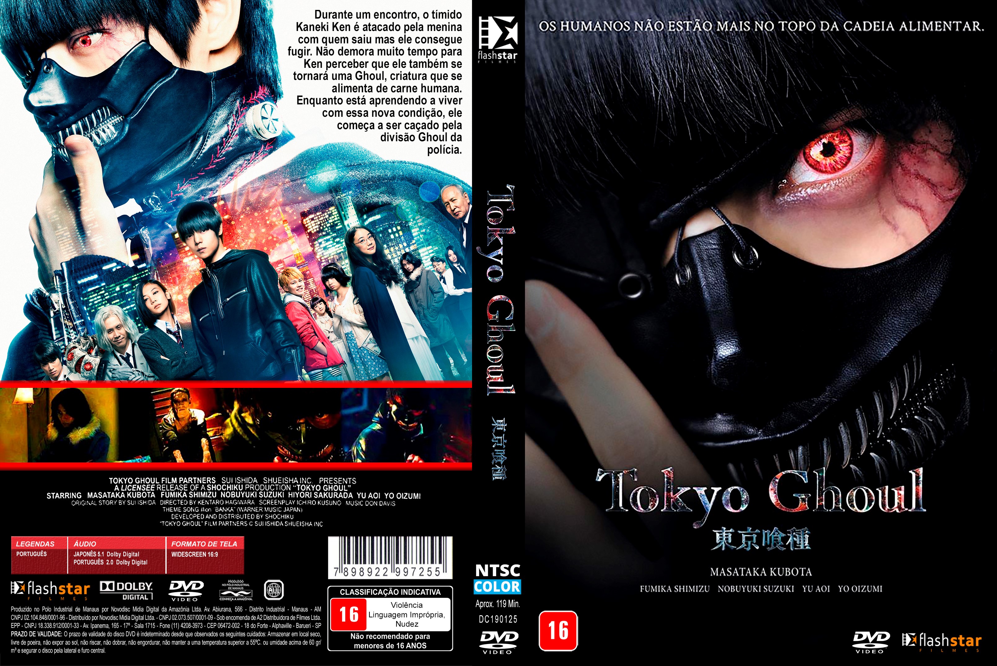 Tokyo Ghoul 1ª, 2ª E Terceira Temporadas Completas Em Dvd