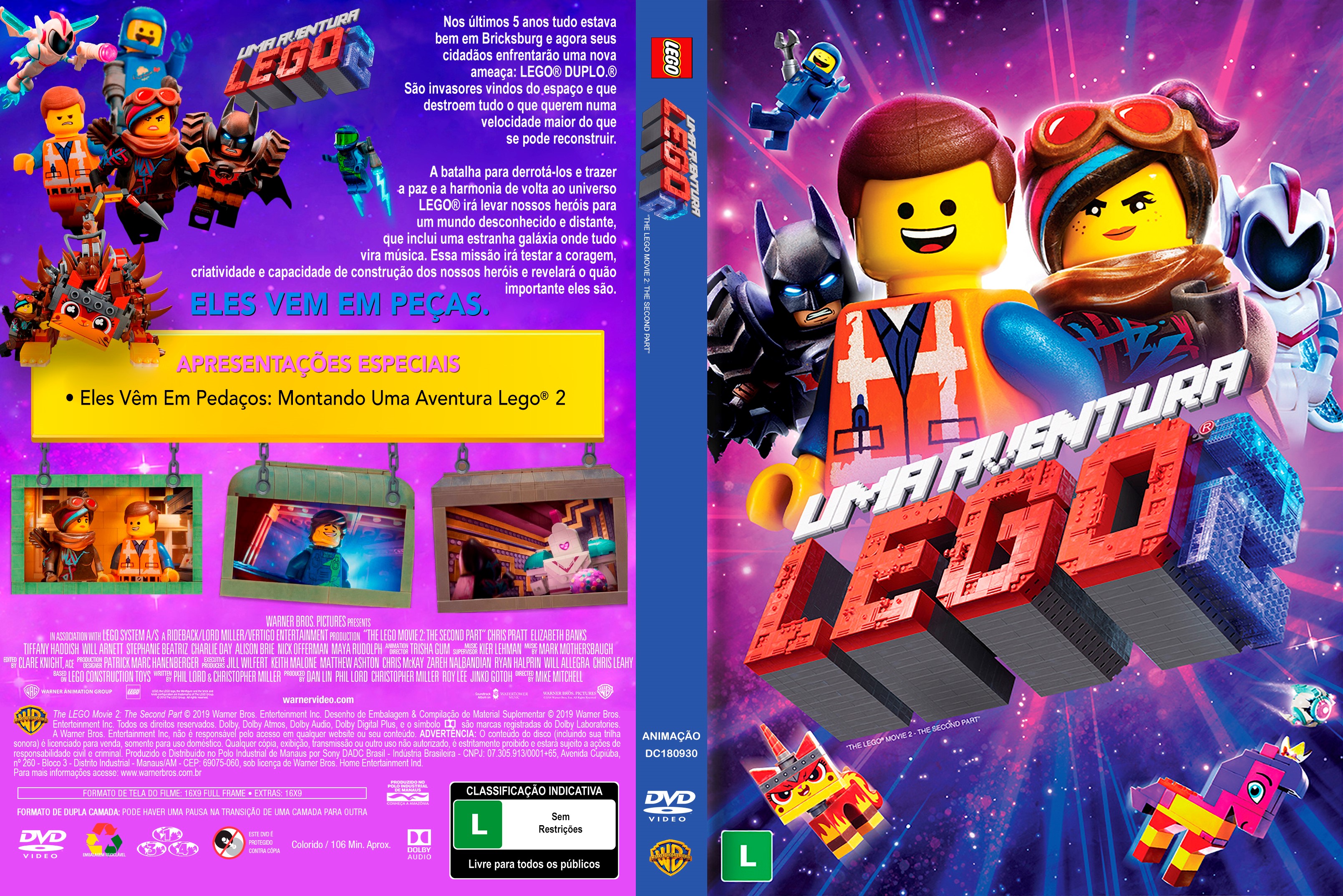 Uma aventura Lego 2 - Delart Estúdios Cinematográficos