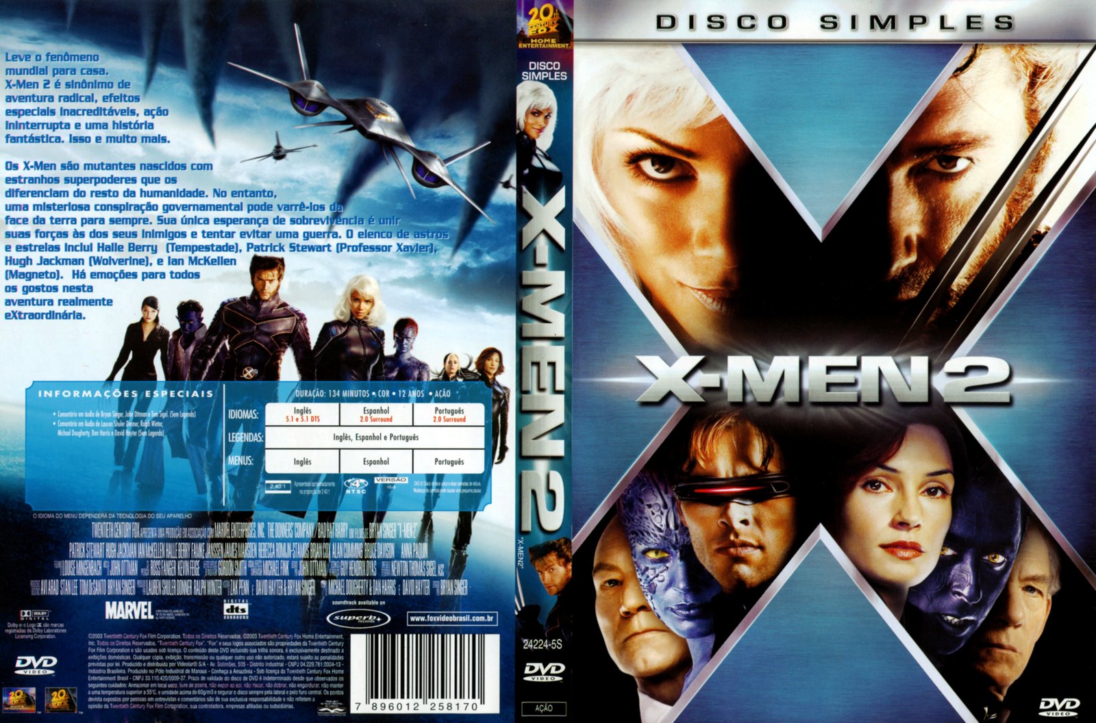 DVD X-Men: O Filme